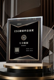 优发能源荣获证券之星“ESG新标杆企业奖”